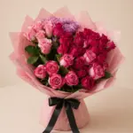 باقة همس الوردي (Pink Whisper Bouquet)